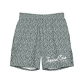 Men's Eco Grey Palm Swim Trunks - Firu Total Sales