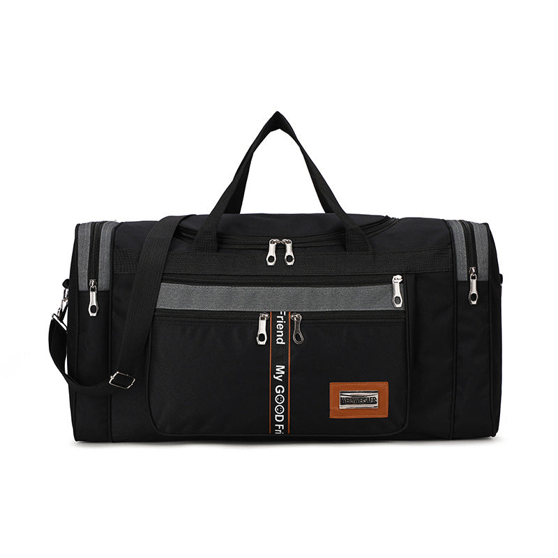 Travel Bag Large Capacity Handbag Portable Outdoor Carry Luggage Convenient Practical Male's Weekend Duffle Bags Random Letters