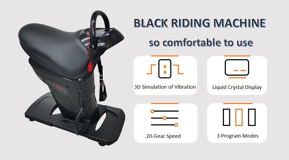 Máquina Simuladora de Equitación Eléctrica 110V | Velocidad Ajustable | Pantalla LCD 🐎