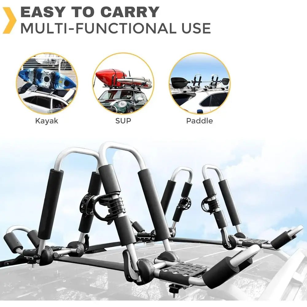 3 - in - 1 Multifunction Rooftop Mount for Canoe, SUP, and Surfboard on Vehicles - Firu Total Sales