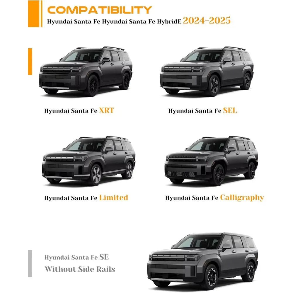 350 lbs Capacity Lockable Roof Rack Bars for 2024 - 2026 Models - Luggage Carrier, Bike, Ski, and Surfboard Compatible - Firu Total Sales