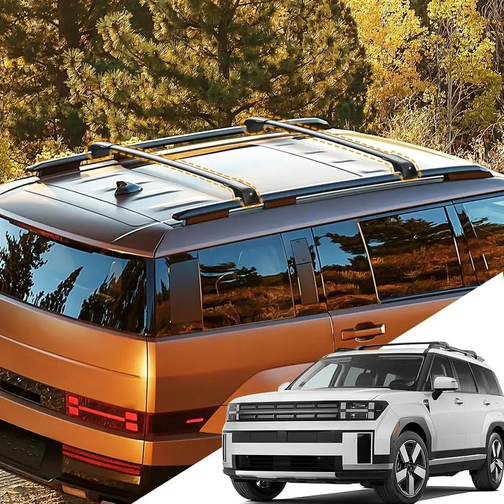 350 lbs Capacity Lockable Roof Rack Bars for 2024 - 2026 Models - Luggage Carrier, Bike, Ski, and Surfboard Compatible - Firu Total Sales