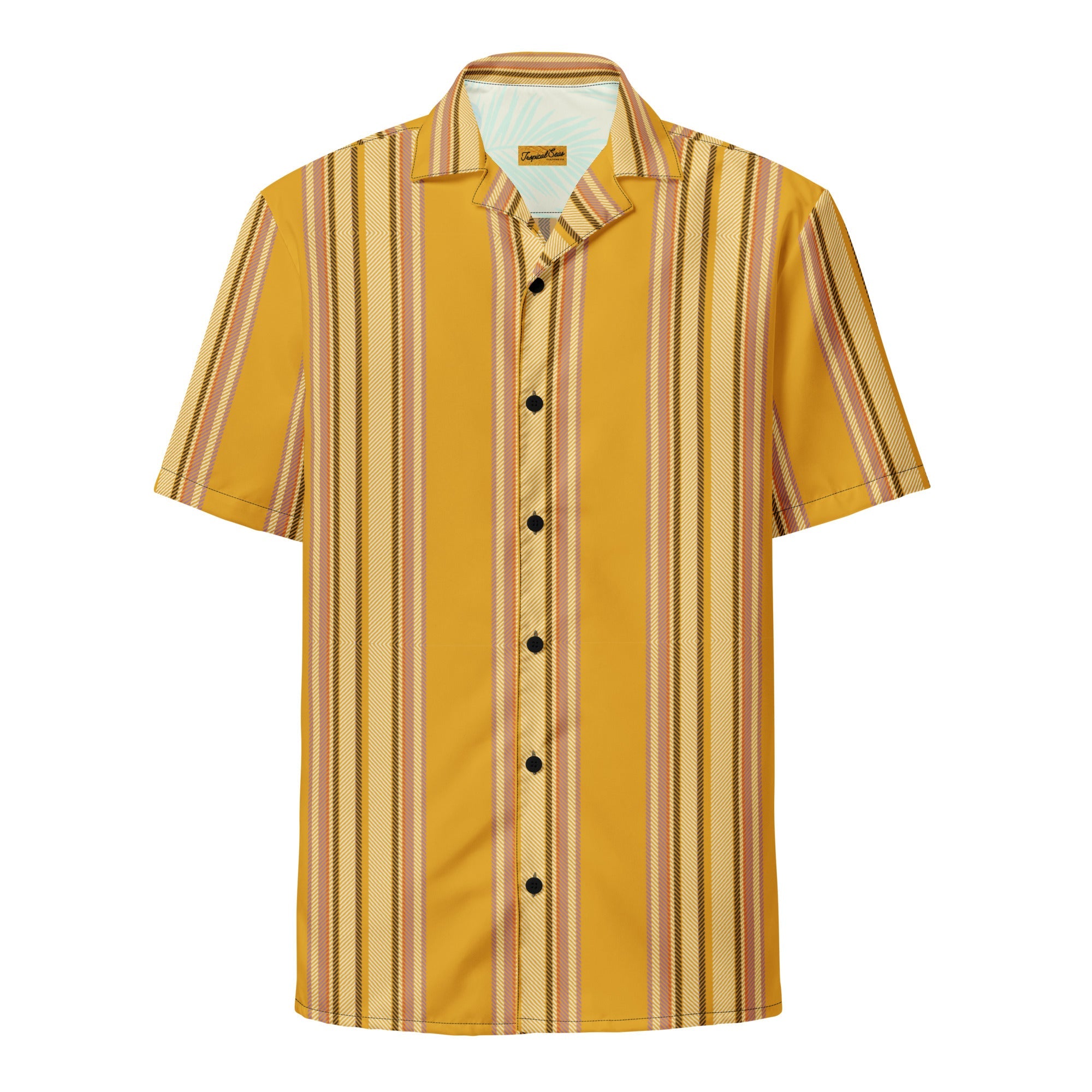 Golden Sands Retreat Performance Button Down Shirt - Brinks Island Collection - Firu Total Sales