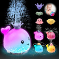 Juguete de Baño Ballena para Bebé - Rociador con Luz LED