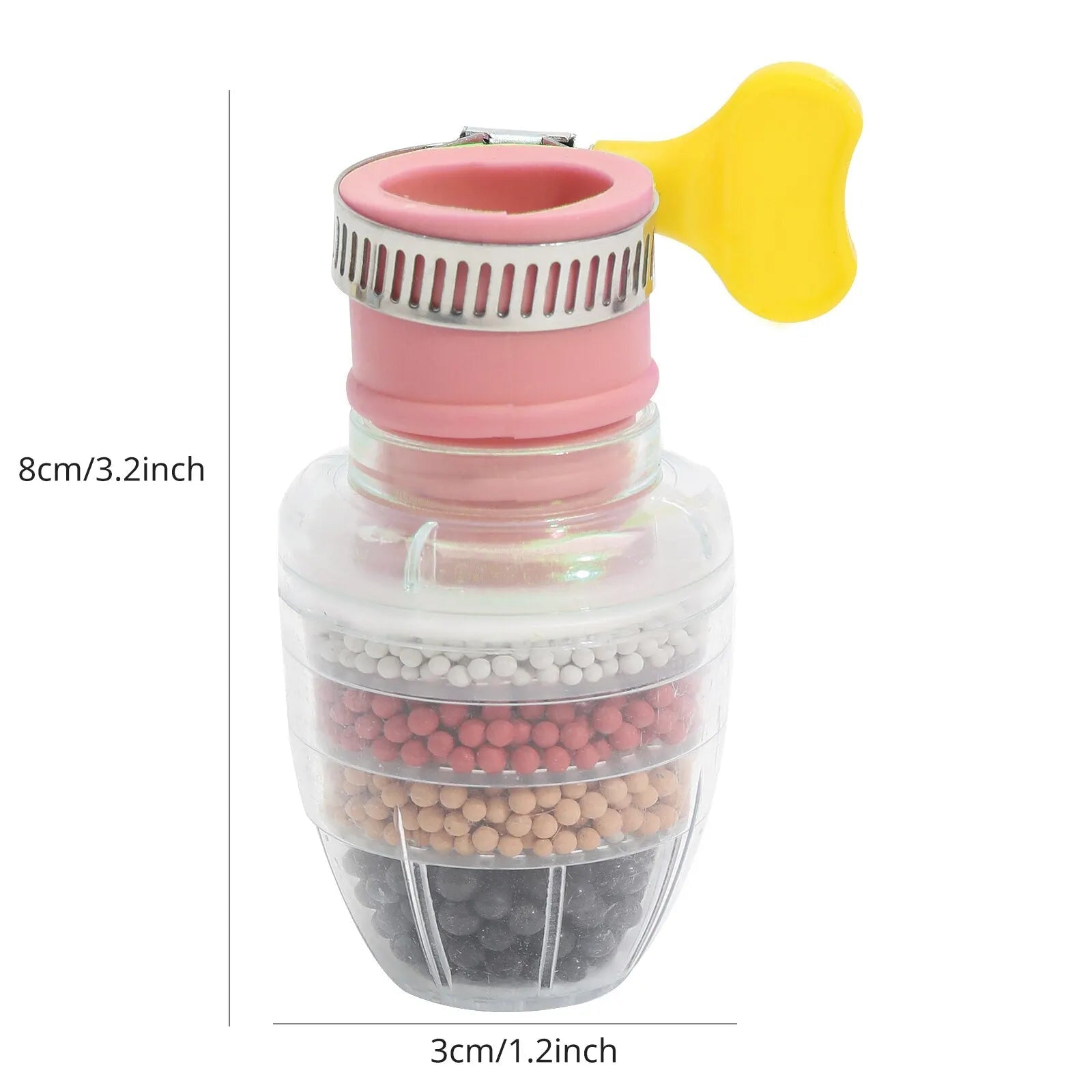 6 Layers Water Filter Tap Purifier Medical Stone Coconut Charcoal Nozzle For Faucet Kitchen Accessories Household Water Filter - Firu Total Sales
