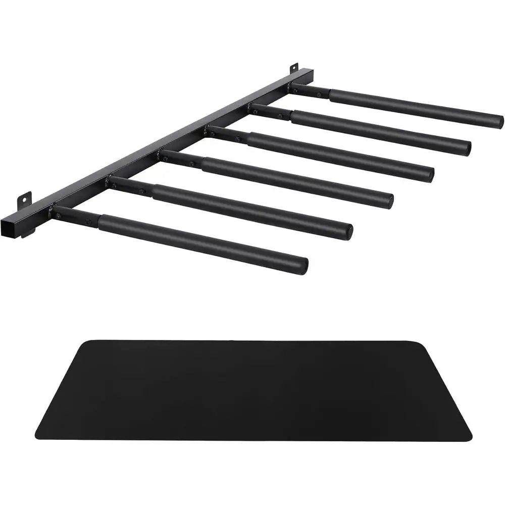 6/8 - Arm Surfboard Wall Rack with Rubber Mat for Home and Garage Storage - Firu Total Sales