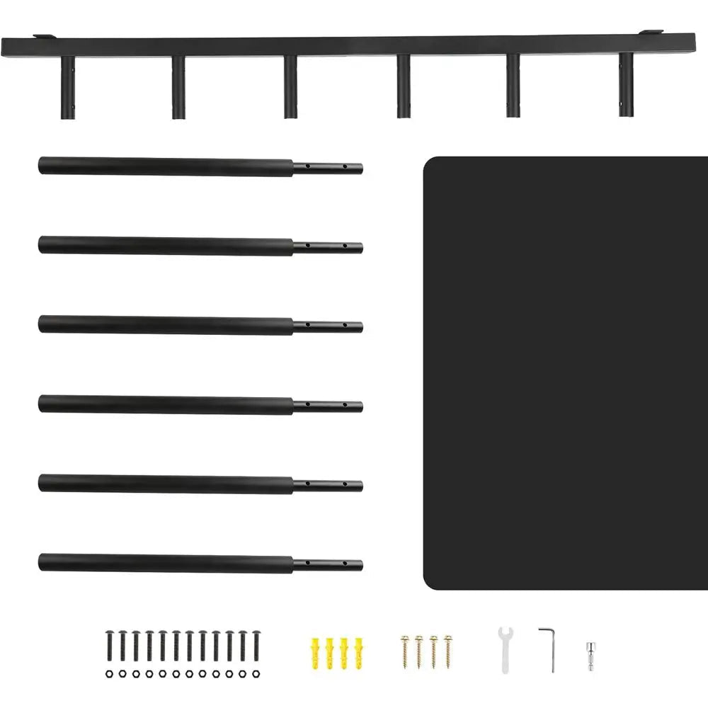 6/8 - Arm Surfboard Wall Rack with Rubber Mat for Home and Garage Storage - Firu Total Sales