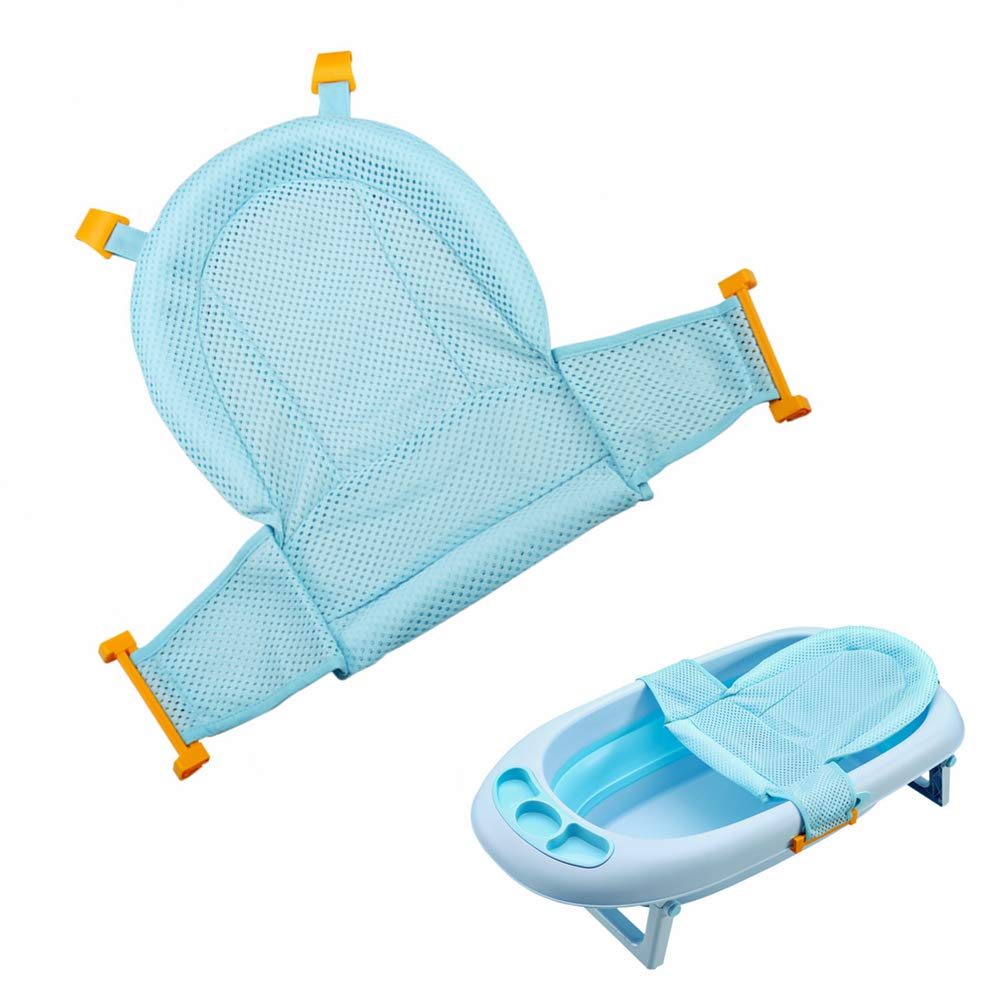 Asiento de Baño Antideslizante para Bebé - Soporte Ajustable Azul
