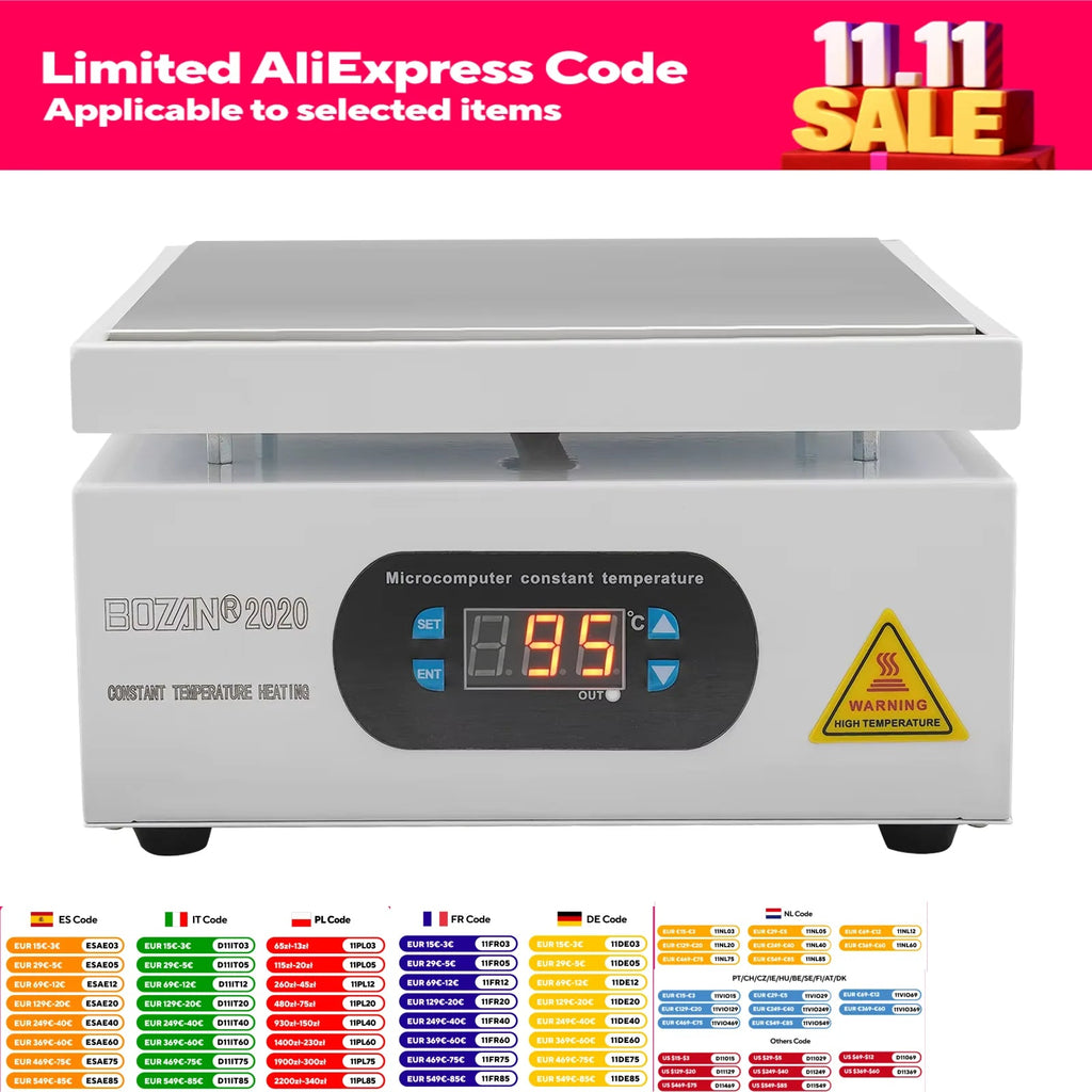 700/500W/350W Electric Soldering Hot Plate Microcomputer Welding Hot Plate, Preheating Welder Work Table - Firu Total Sales