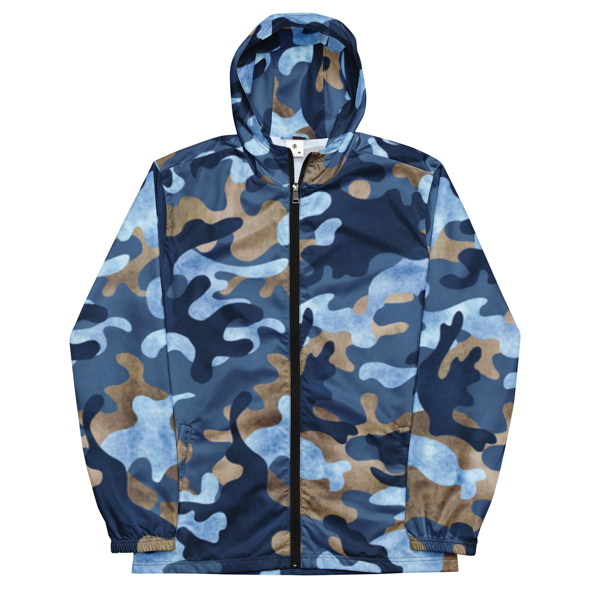 Men’s Arctic Camouflage Print Windbreaker - Firu Total Sales