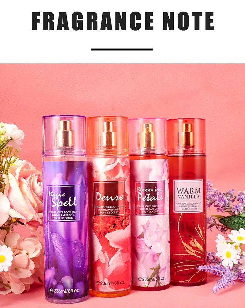 8 Fl.oz/236ml Hair & Body Mist for Women, Floral Fragrance Mist, Fresh Body Spray, Long - Lasting Perfume, Perfect for Daily Use - Firu Total Sales