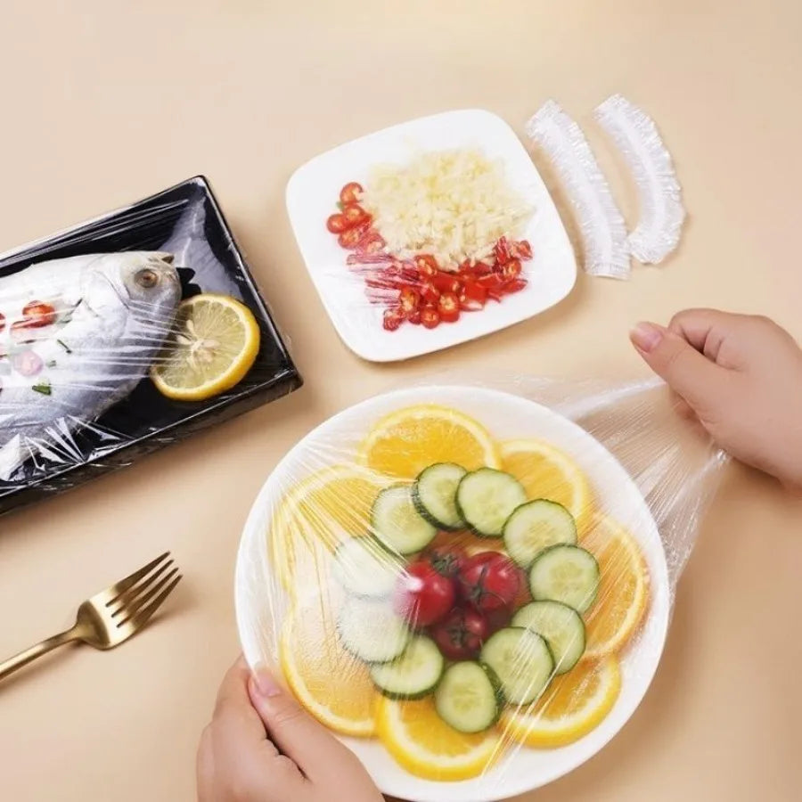 Film Transparente Desechable para Alimentos | 100/200 Piezas | Cocina, Picnic y BBQ