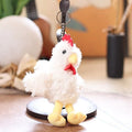 A cute plush little rooster pendant keychain bag hanger, a creative rooster pendant accessory, a cute animal keychain, a mini ro