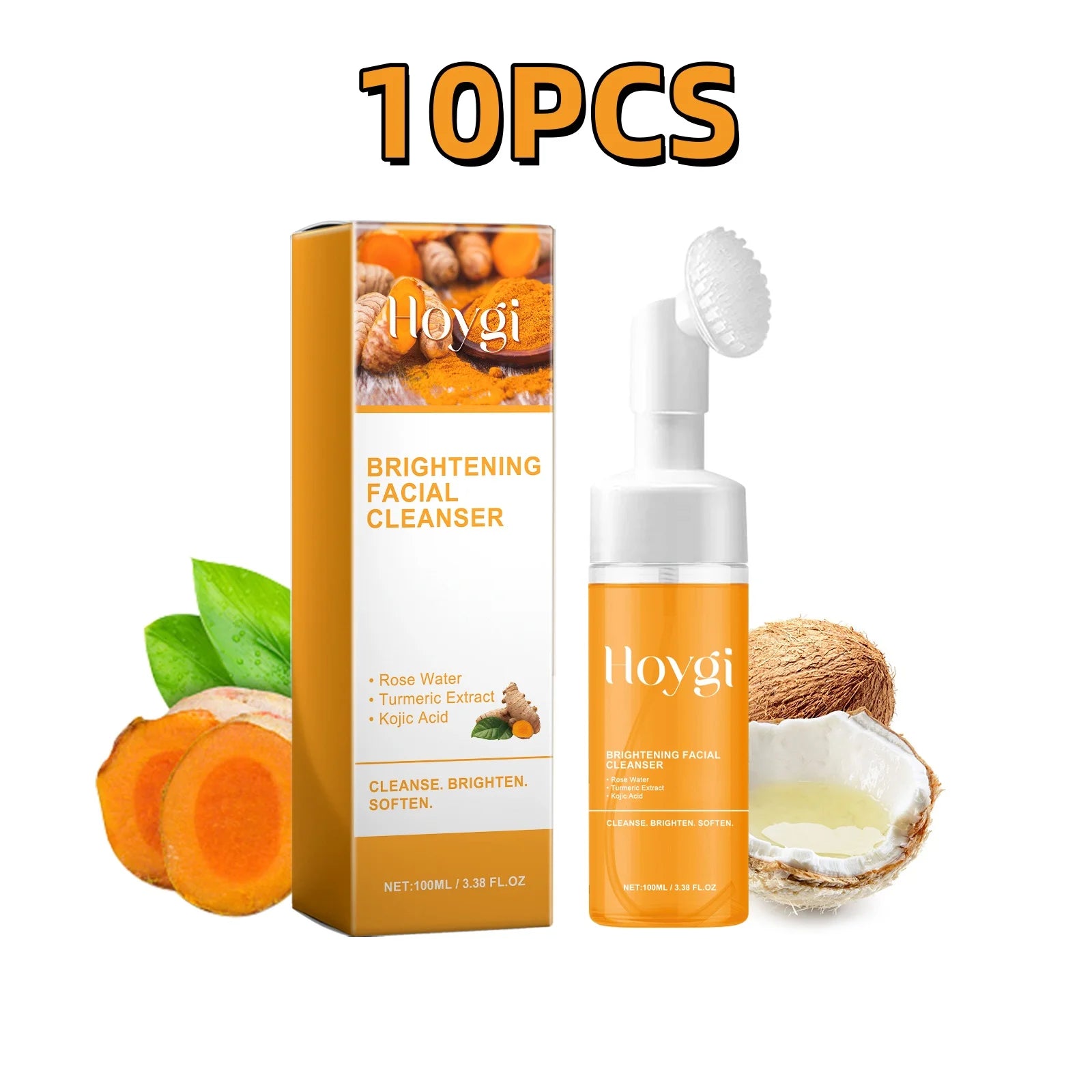 Turmeric Cleansing Milk Blackhead Keratin Remove Oil Control Shrink Pores Reduce Acne Scars Hydrate Moisturize Facial Cleanser