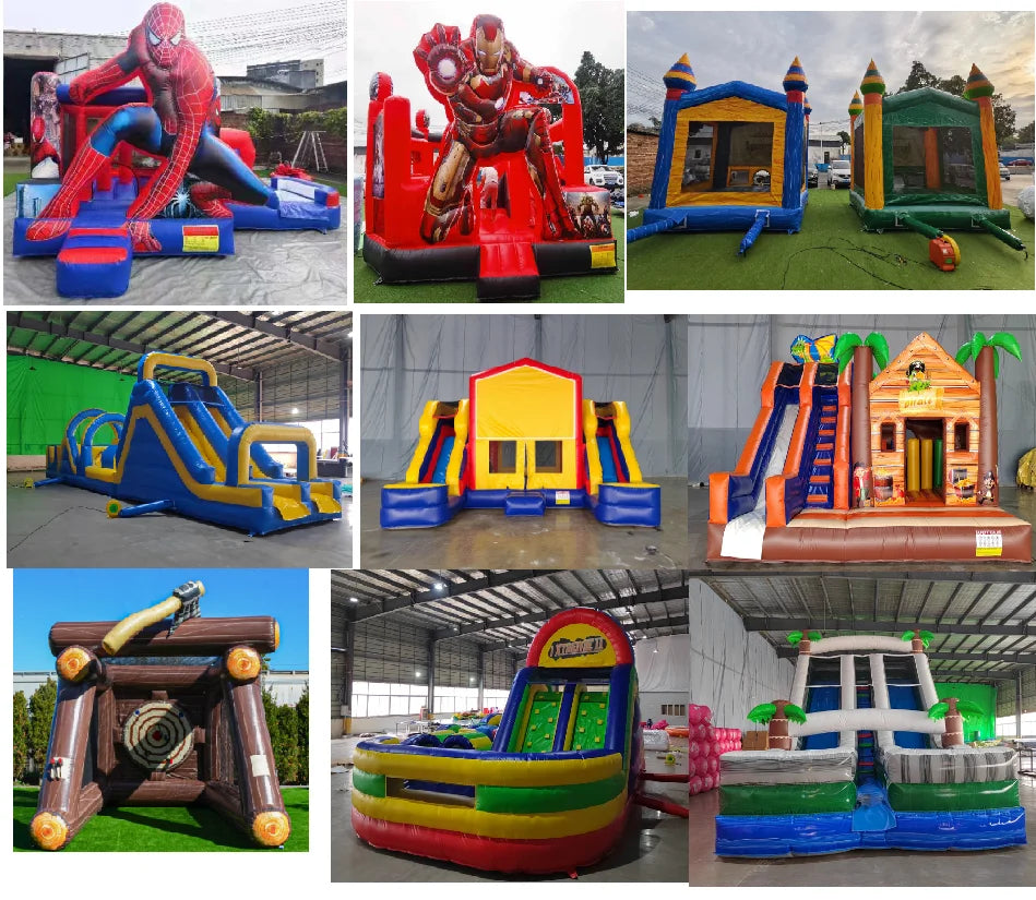 Castillo Inflable 26ft Tema Videojuegos | Tobogán de Agua | Fiestas Infantiles 🎮 - Firu Total Sales