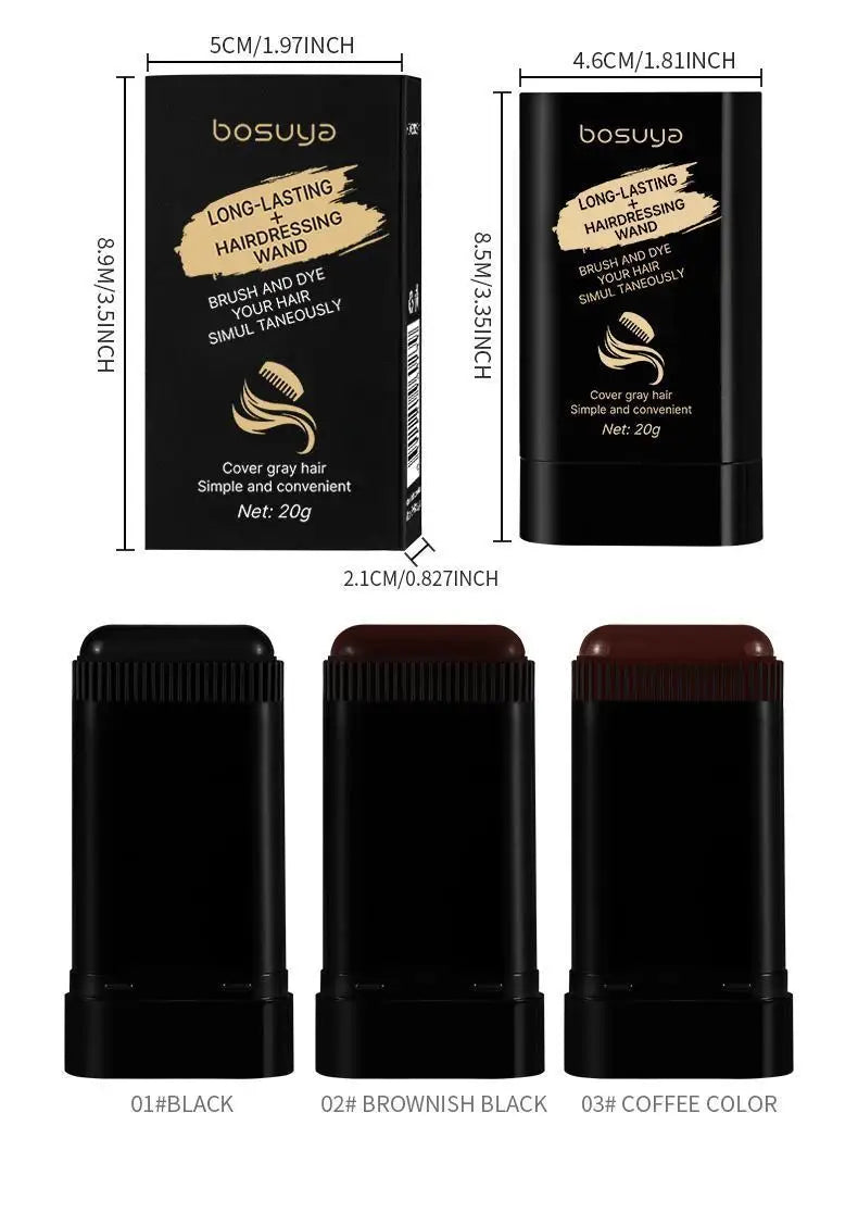Magic Root Touch Up Pen Hair Dye Stick - Ammonia Free Temporary Gray Cover Comb Portable Drop Shipping In Stock