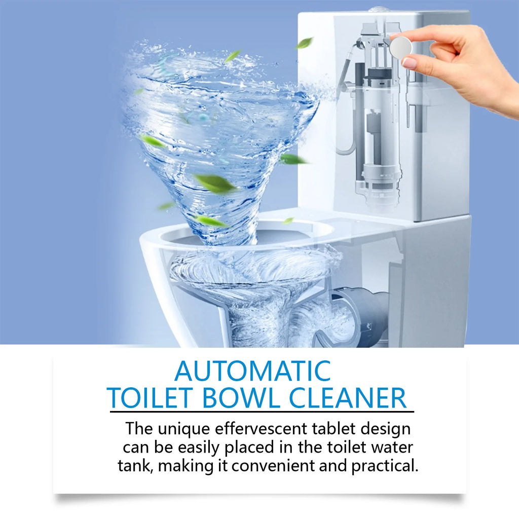Jaysuing 20pcs Toilet Bowl Cleaner Descaling Deodorizing Urine Odor Stain Remover Tank Decontamination Bathroom Cleaning Tablets