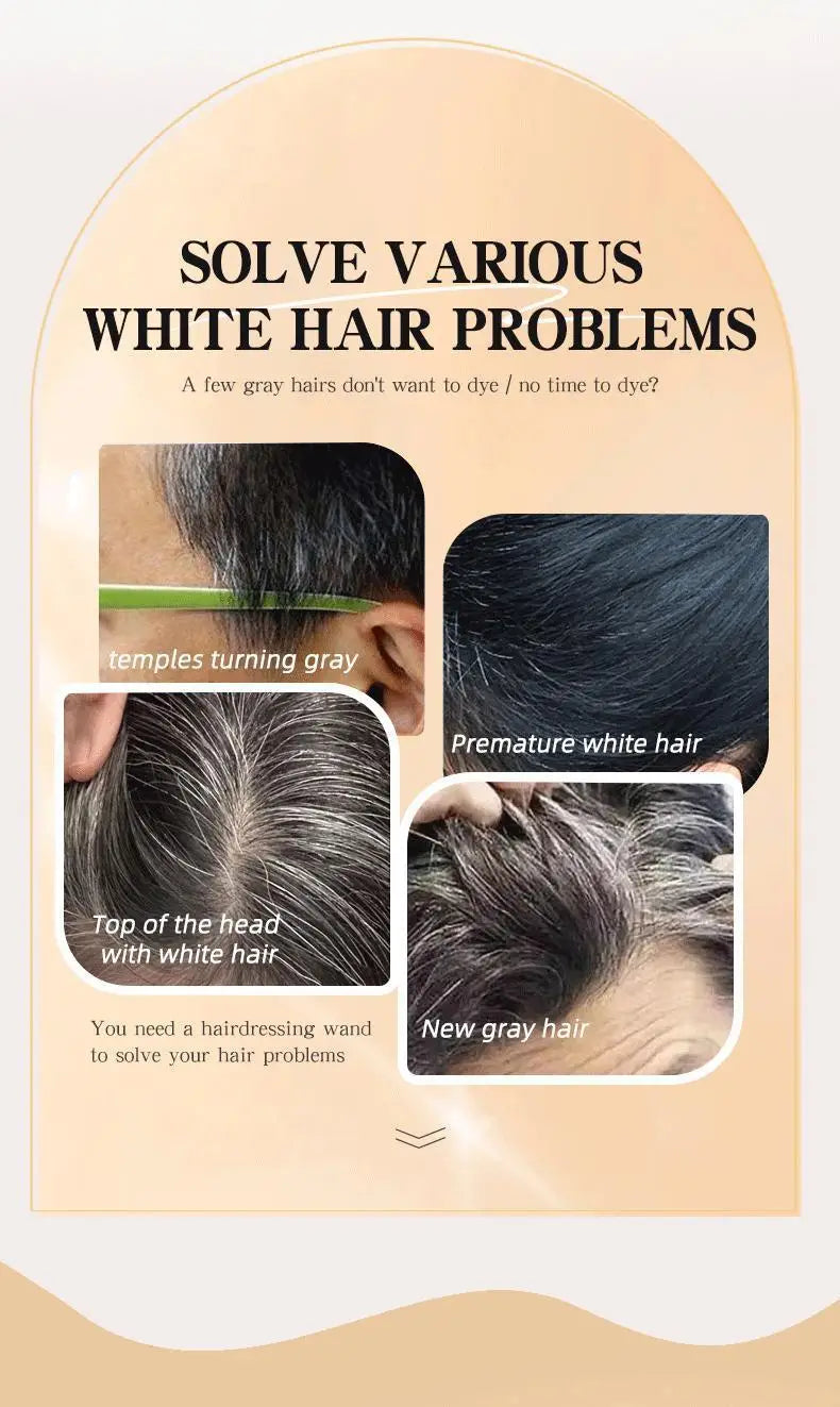 Magic Root Touch Up Pen Hair Dye Stick - Ammonia Free Temporary Gray Cover Comb Portable Drop Shipping In Stock