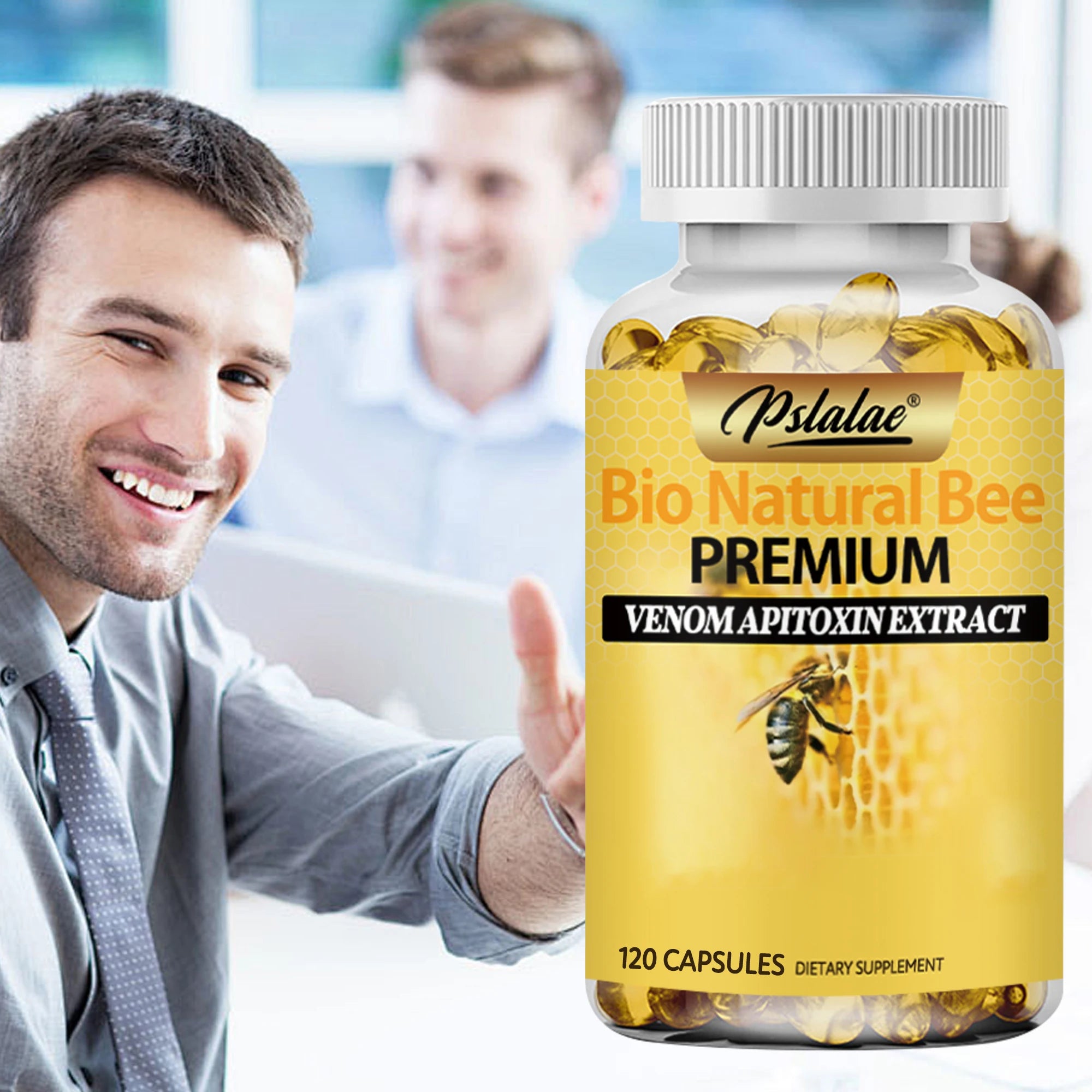 Bee Capsules - Boost Immunity, Arthritis Supplement Effectively Relieves Joint Inflammation - 120 Capsules