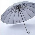 16-Year-Old Pastel-Colored Long Umbrella, Waterproof, Large, Sturdy, Long-Handled Umbrella.