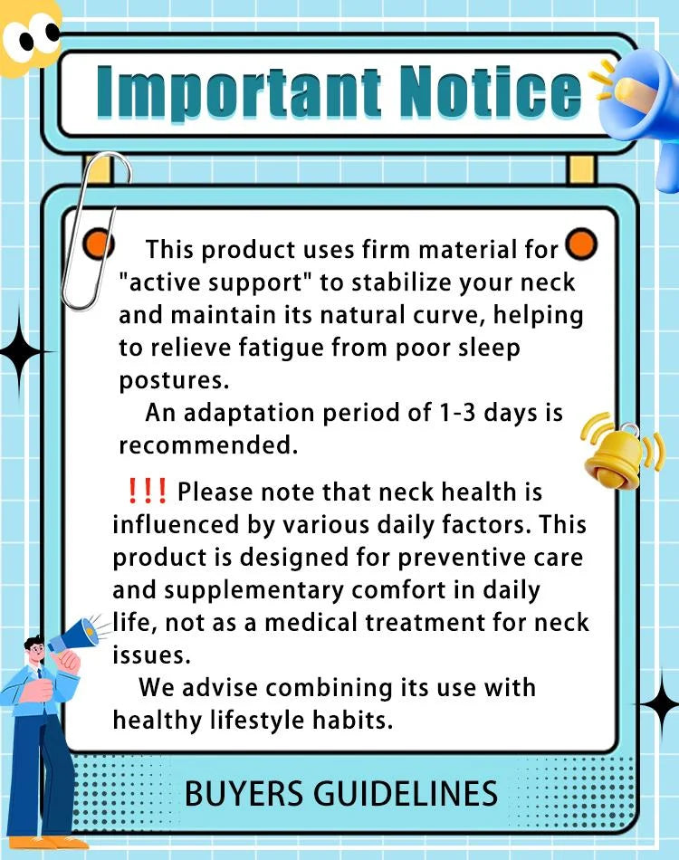Chiropractic Pillow Neck Relaxer Cervical Traction Device TMJ Pain Relief Spine Alignment Shoulder Support for Comfortable Sleep