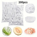 Film Transparente Desechable para Alimentos | 100/200 Piezas | Cocina, Picnic y BBQ
