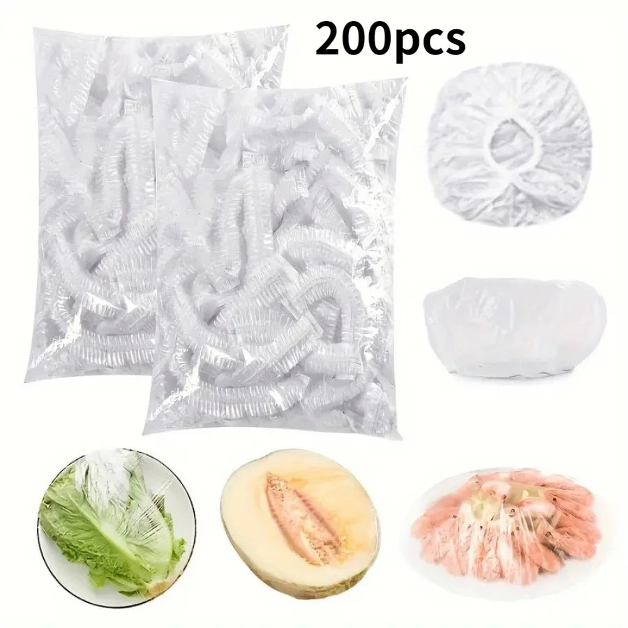 Film Transparente Desechable para Alimentos | 100/200 Piezas | Cocina, Picnic y BBQ