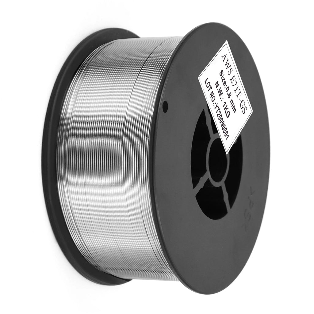 HZXVOGEN 0.8mm 1KG Flux Cored Welding Wire Gasless MIG Wire Carbon Steel Welding Iron Welding Welder Accessories for Soldering
