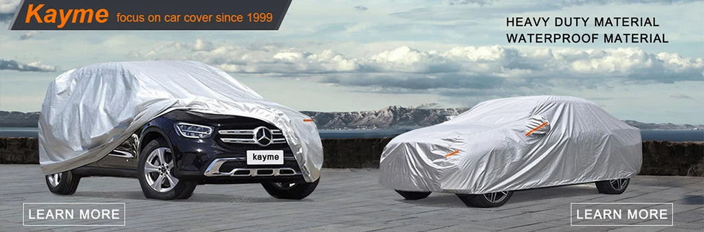 Kayme waterproof car covers outdoor sun protection cover for car reflector dust rain snow protective suv sedan hatchback full s