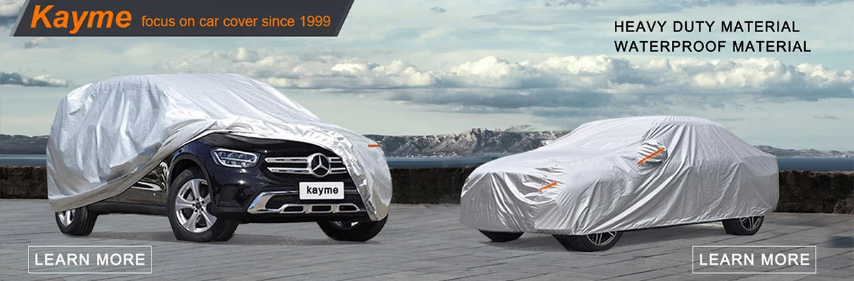 Kayme waterproof car covers outdoor sun protection cover for car reflector dust rain snow protective suv sedan hatchback full s