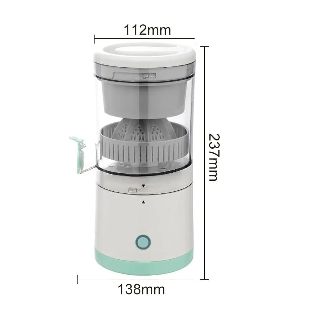 Rechargeable Electric Juicer Portable Citrus Squeezer USB Charging Orange Lemon Kiwi Grapefruit with Cleaning Brush Fresh Juice
