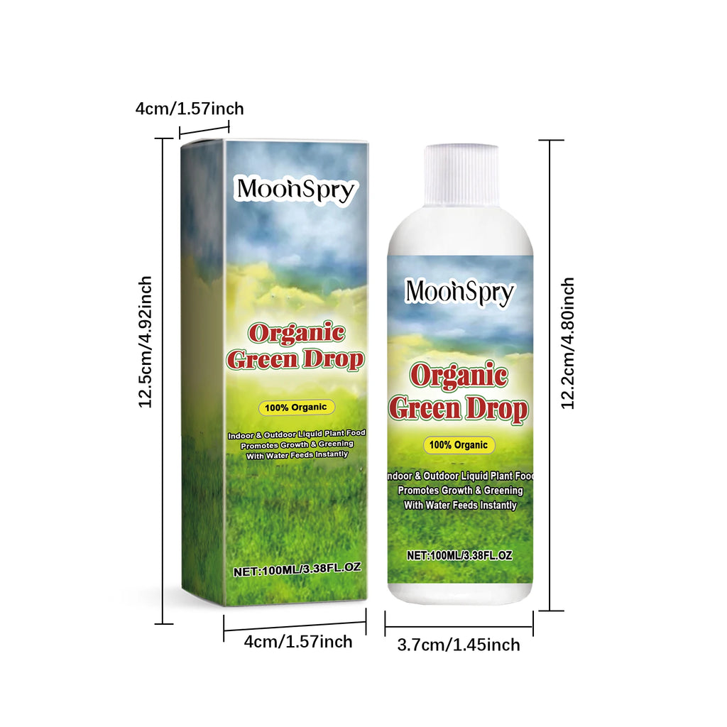 100ML Organic Plant Growth Liquid Solution Boosts Root Growth Enhance Nutrient-Rich Fertilizer for Potted Greens, Lawn & Flowers