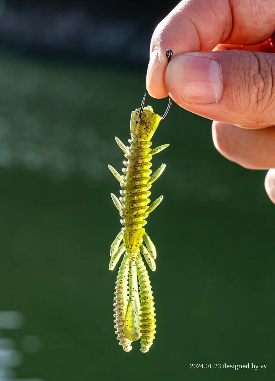 LINNHUE Camarón Silicona Flotante | NED Rig | Swimbait | Con Atrayente | Pesca Mar y Lago - Firu Total Sales