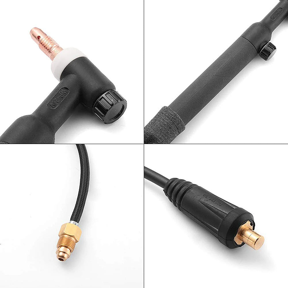 HZXVOGEN WP17V TIG Welding Torch 4M Cable Tig Welder Gun Torches With 10-25mm² Quick Connector For Soldering Welding Equipment