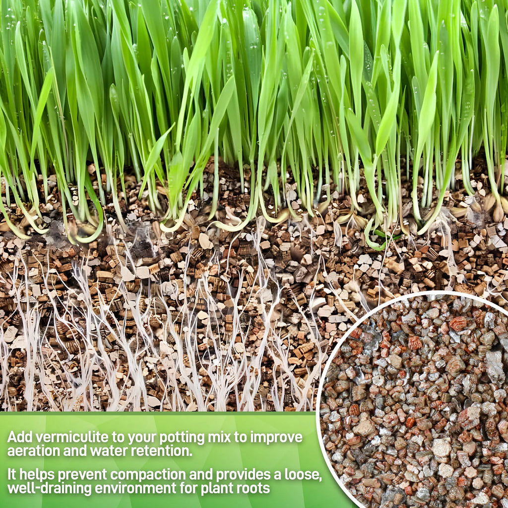 18QT Horticultural Vermiculite, Coarse Vermiculite Grade for Potted Plants & Gardening