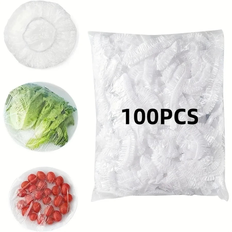Film Transparente Desechable para Alimentos | 100/200 Piezas | Cocina, Picnic y BBQ