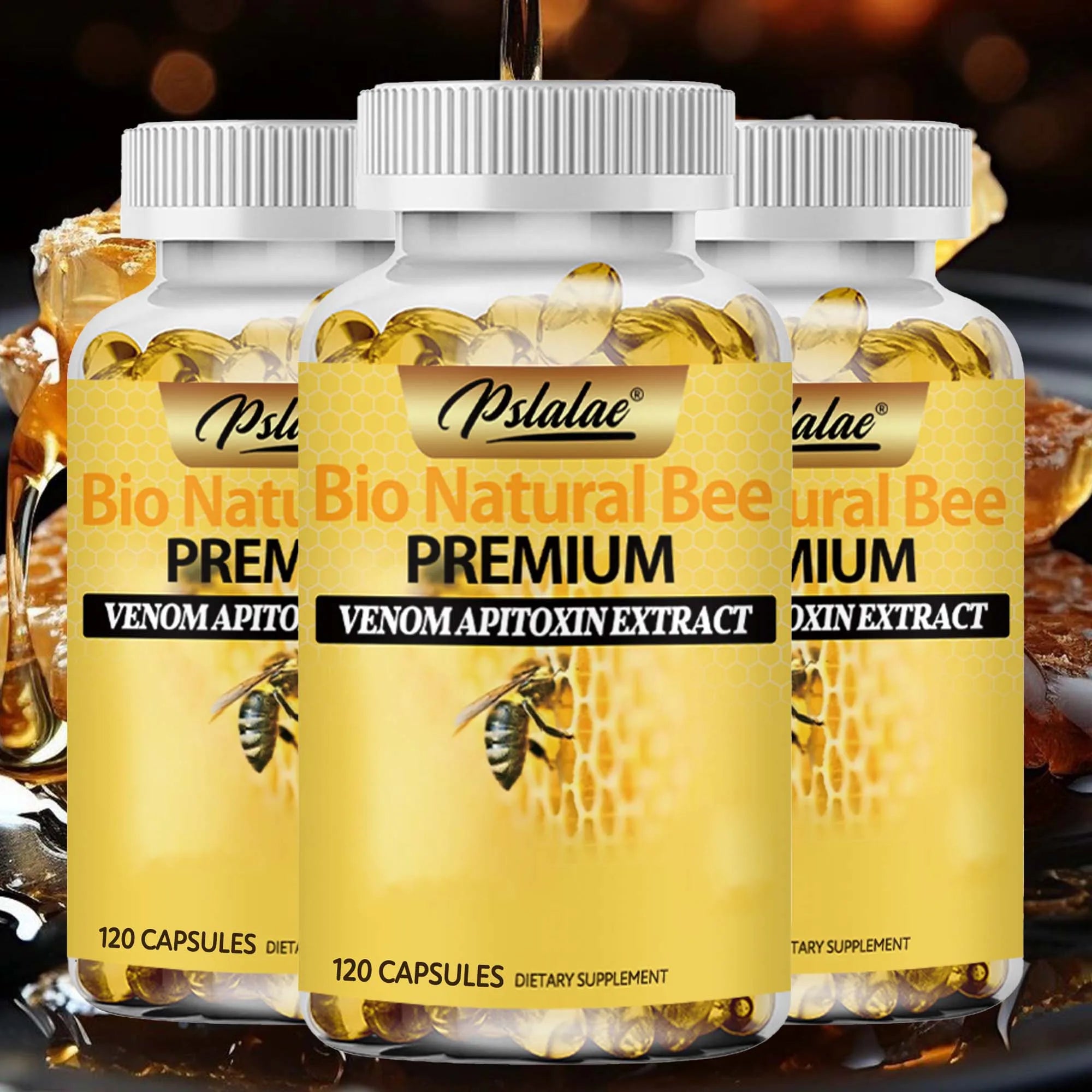 Bee Capsules - Boost Immunity, Arthritis Supplement Effectively Relieves Joint Inflammation - 120 Capsules