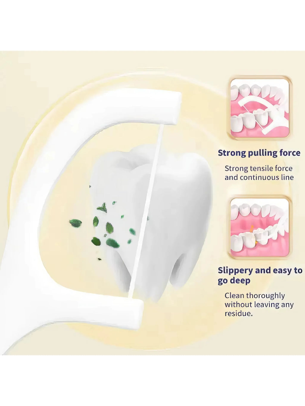 150 Antibacterial Boxed Dental Floss, Providing Long-lasting Protection for Oral Health and Essential for Daily Care