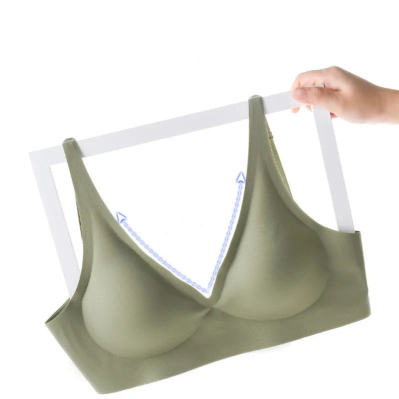 2Pcs/Set Seamless Bras For Women Wireless Underwear Push Up Brassiere Soft Padded Intimates Female Sexy Lingerie Sleepwear S-XXL