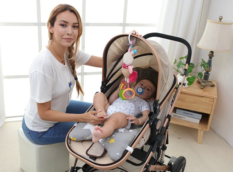 Baby Stroller Hanging Toys – Cartoon Animal Rattles