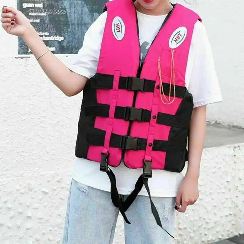 Neoprene Life Jacket Adult Kid Life Vest Water Sport Fish Water Sport Safety Lifes Vest Kayaking Boat Outdoor Swim Safety Clothe