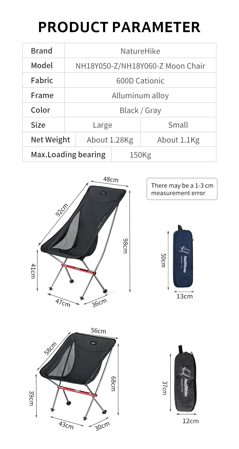 Naturehike Camping Chair YL05 YL06 Chairs Ultralight Folding Chair Outdoor Picnic Foldable Chair Beach Reax Chair Fishing Chair