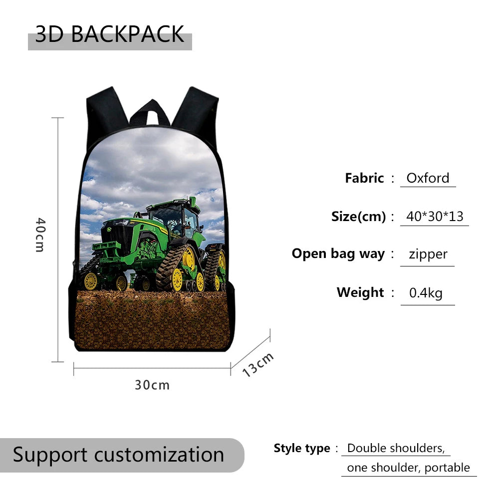 Cartoon Popular games console pad 3D Print 3pcs/Set Student School Bags Laptop Daypack Backpack Crossbody Lunch bag Pencil Case