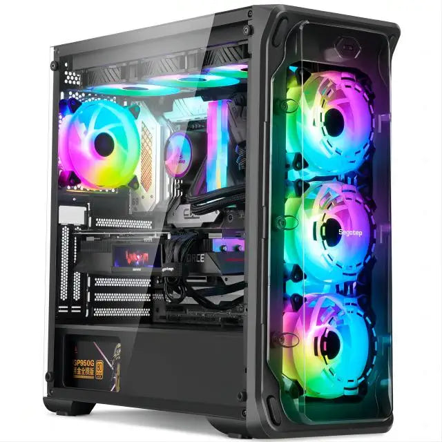 Gaming PC With Core i7 CPU /512G SSD/16GB momery 3200MB DDR3/Windows 11 with HD4600 Graphics/ white pc gamer