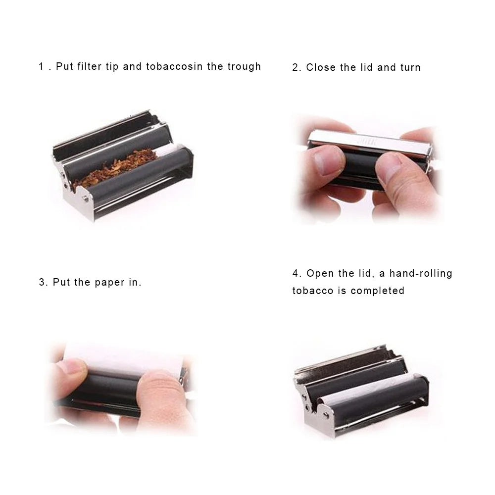 HORNET 70/78MM Portable Metal Cigarette Rolling Machine Cigarette Maker Roller For Hand Roller Cigarette Maker