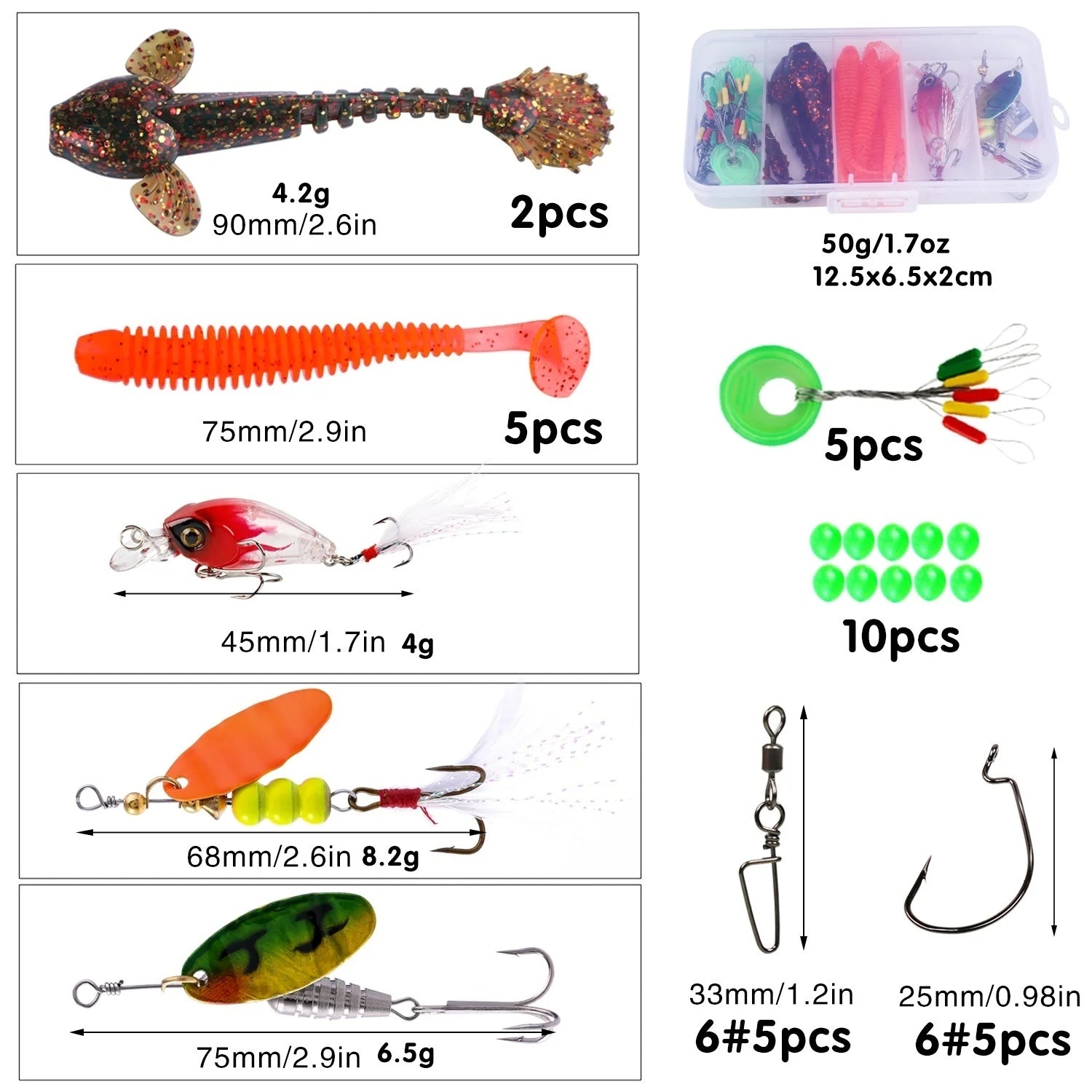 Sougayilang 5-Section Carbon Travel Fishing Rod & Baitcasting Reel | Full Kit + Carrier Bag