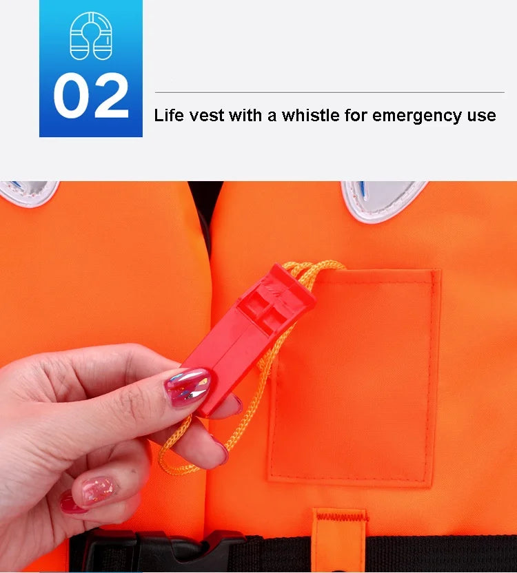 Neoprene Life Jacket Adult Kid Life Vest Water Sport Fish Water Sport Safety Lifes Vest Kayaking Boat Outdoor Swim Safety Clothe
