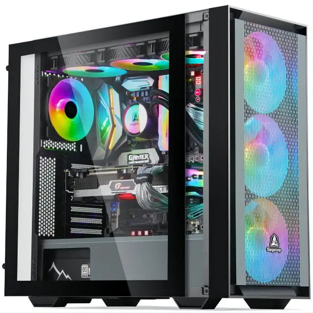 Gaming PC With Core i7 CPU /512G SSD/16GB momery 3200MB DDR3/Windows 11 with HD4600 Graphics/ white pc gamer