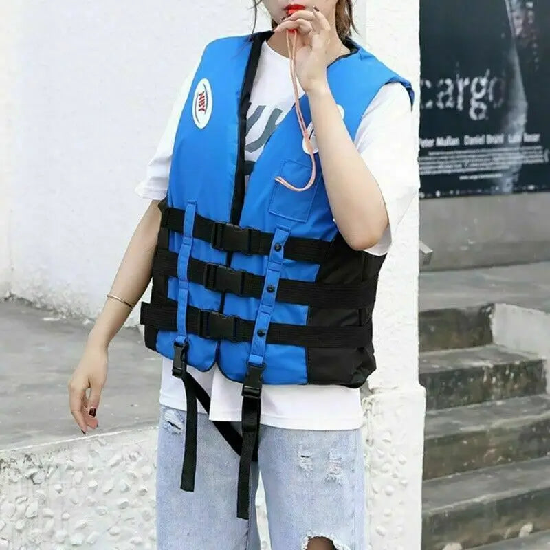 Neoprene Life Jacket Adult Kid Life Vest Water Sport Fish Water Sport Safety Lifes Vest Kayaking Boat Outdoor Swim Safety Clothe