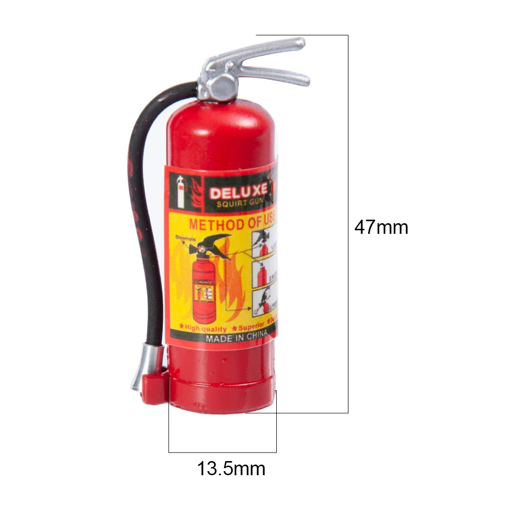 1:10 Scale Accessories Simulated Decoration Tools Shovel Fire-Extinguisher Oil Drum for RC Crawler Car TRX4 SCX10 Mini Toys